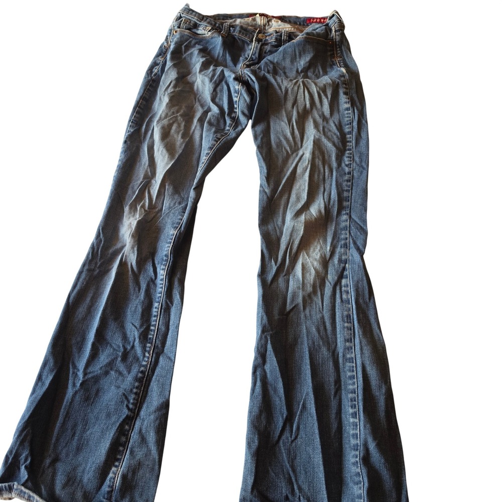 Lucky Brand Sofia Boot Jeans Medium Wash Blue Denim Women Size 8/29 Long